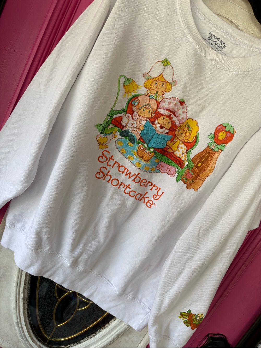Strawberry Shortcake White Graphic Sweatshirt